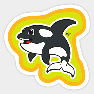 Little Orca Sticker